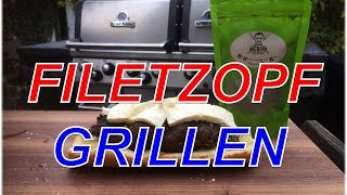 Filet als Zopf grillen  Lammfilet  Klaus grillt [upl. by Anima]