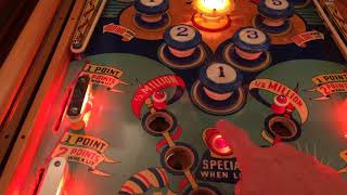 Gottliebs Pinball Woodrails Coronation 1952 [upl. by Seeto197]