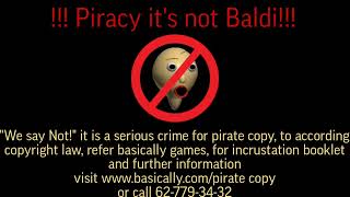 baldis basics anti piracy screen 2020 [upl. by Dion]