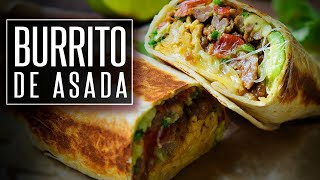 Burritos de carne Asada  Gfood [upl. by Wylen404]