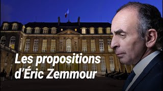 Le programme dEric Zemmour pour lélection présidentielle [upl. by Hilton]