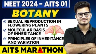 Complete BOTANY in 1 Shot  NEET 2024  Part 1  Class 12th Lakshya  AITS Marathon [upl. by Zamir654]