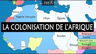 La colonisation de lAfrique  Résumé sur cartes [upl. by Salvidor]