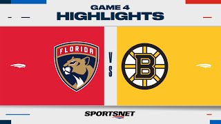 NHL Game 4 Highlights  Panthers vs Bruins  May 12 2024 [upl. by Enetsirhc880]