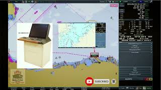 ECDIS Training and Familiarization Tokyo Keiki EC81008600 213 BRILLIANT ADJUSTMENT [upl. by Keare]