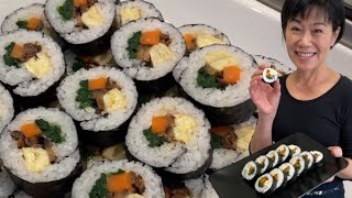 Recette Maki comment faire les Maki sushi  Maki vegetarian  cuisine japonaise  Kumiko Recette [upl. by Lynelle438]