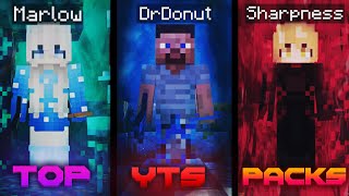 top 5 best minecraft youtuber texture packs  1201 NO AD DOWNLOAD [upl. by Anerat693]