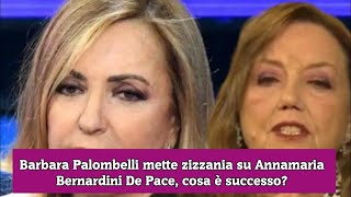 Barbara Palombelli mette zizzania su Annamaria Bernardini De Pace cosa è successo [upl. by Oiruam981]