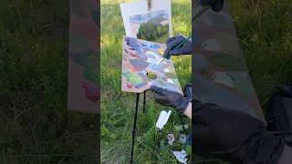 Plein Air Oil Painting A Journey into Nature  Creative Art Inspiration relaxing painting nature [upl. by Wu124]