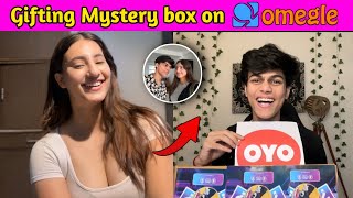 I Gifted Mystry Box TO MY LOVE I FOUND ON OMEGLE 😍  MET IN REAL LIFE [upl. by Adyl]