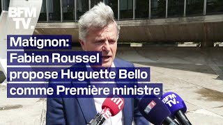 Négociations du NFP pour Matignon le point presse de Fabien Roussel PCF en intégralité [upl. by Tnerb]