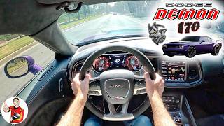 Its Here First Drive in My 2023 Dodge Demon 170 POV [upl. by Norvan]