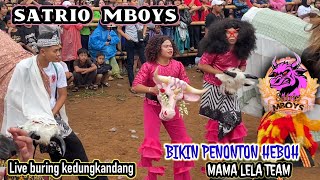 SATRIO MBOYS  HEBOH AKSI MAMA LELA TEAM  live jlkh malik gg19 kedungkandang 25022024 [upl. by Eustacia]