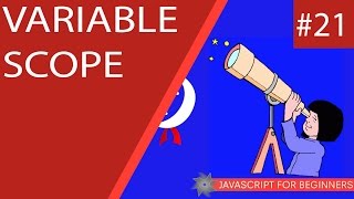 JavaScript Tutorial For Beginners 21  Variable Scope [upl. by Fayola443]