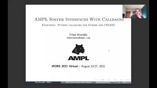 AMPL Solver Interfaces with Callbacks Featuring Python Callbacks for Gurobi and CPLEX [upl. by Atikahs265]