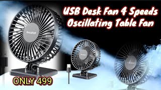 Bajaj Pygmy Mini Personal Fan  Rechargeable table fan [upl. by Ayotnahs]