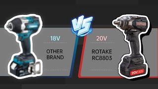 ROTAKE RC8803 vs Other Brand Cordless Impact Wrench Torque Test and Performance Comparison [upl. by Selhorst]