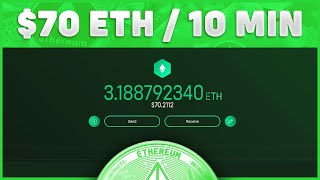 FREE ETHEREUM Mining 2022  Earn 69 Every 10 Minutes No Investment [upl. by Aisya]