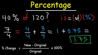 Percentage Word Problems [upl. by Llenehc]