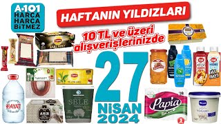 A101 27 NİSAN 2024  A101KAMPANYA amp İNDİRİM KATALOĞU  A101 TEMİZLİK GIDA  A101 HAFTANIN YILDIZLARI [upl. by Anitserp]