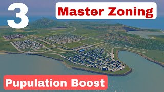 Cities Skylines Tutorial  How to Master Zoning and Highway Building NO MODS  Episode 3 [upl. by Ahsiad]