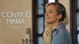 Athenas  Contigo María  MÚSICA CATÓLICA [upl. by Eralcyram]