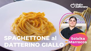 SPAGHETTONE CREMOSO al DATTERINO GIALLO della CHEF SOLAIKA MARROCCO😍🧡🍝 [upl. by Anitnahs]