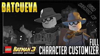 LEGO Batman 3 Más allá de Gotham Batcueva Character Customizer [upl. by Burnett]