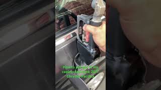 howto put gas in my capless fuel tank 2017 chrysler pacifica short [upl. by Apur527]