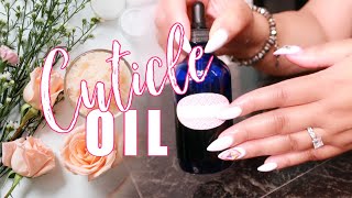 DIY CUTICLE OIL FOR NAILS CUTICLES SKIN AND NAIL FUNGUS [upl. by Mahda712]