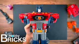 Lego Optimus Prime Transformers  Speed Build  Lego Beat Building [upl. by Christoph]