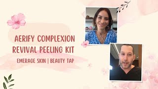 AERIFY COMPLEXION REVIVAL PEELING KIT  EMERAGE SKIN  Beauty Tap  Dr Jason Emer [upl. by Brigit]