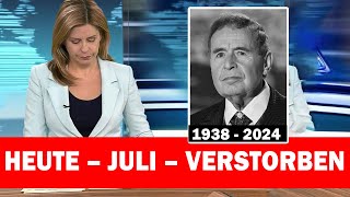 3 Berühmte Legenden Sind Heute Juli Gestorben Sänger verstorben  heutegestorben [upl. by Acilgna]