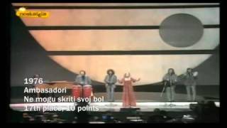 YUGOSLAVIAs History in the Eurovision Song Contest 19611992 [upl. by Duwalt]