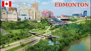 🇨🇦 Discover CANADA  EDMONTON Downtown Alberta  4K Canadian Travel video vlog [upl. by Nawrocki]