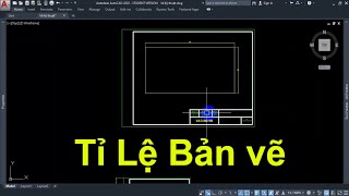 Tỉ lệ bản vẽ  Cách làm tỉ lệ bản vẽ trong AutoCAD  VADUNI [upl. by Merideth365]