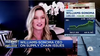 WilliamsSonoma closes up after earnings [upl. by Otti285]