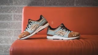 Kith x ASICS GELLYTE III Super Yellow  Unboxing On Feet Review [upl. by Aerdnaz]