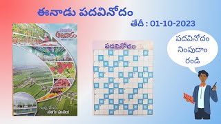 Sunday Fun with Padavinodam  Eenadu Sunday Book  011023  MGN EDU [upl. by Anoi]