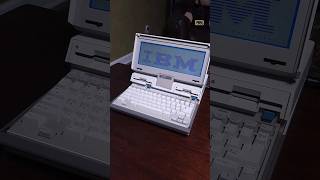 IBM PC Convertible 1986 shorts retrocomputer [upl. by Nylasej990]