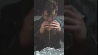 alex turner tries to eat a burger [upl. by Linskey]