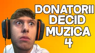 🔥mitzuu  DONATORII DECID MUZICA 4  doar Donatiile 😂 [upl. by Durstin]