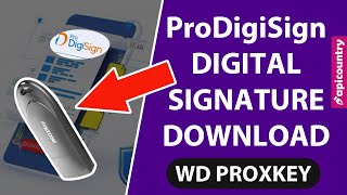 Download ProDigiSign DSC into Proxkey Watchdata USB Token  Apicountrycom [upl. by Rehpatsirhc]