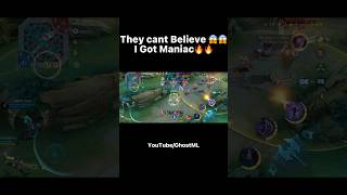 They Can’t Believe 😱😱I got Maniac🔥mobilelegends mlbb shorts karina [upl. by Adnara]