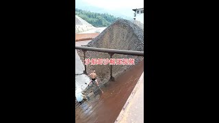 Barge unloading  Vlog of work on barge  Relaxing video [upl. by Gretal]