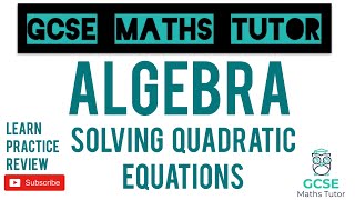 Solving Quadratic Equations by Factorising NonCalculator  Higher amp Foundation  GCSE Maths Tutor [upl. by Dnilasor]