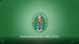 Podsumowanie 2023 roku w Nadodrzańskim Oddziale Straży Granicznej [upl. by Bik179]