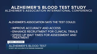 ALZHEIMER’S STUDY Blood test 90 accurate in disease diagnosis [upl. by Eldrid475]