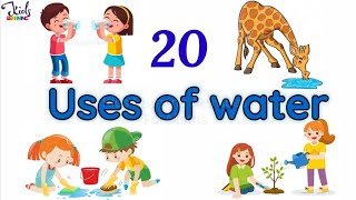 20 Uses Of Water  Different Uses Of Water  Water Uses In English 10UsesOfWater [upl. by Colman]