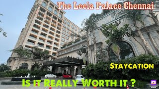 Staycation  The Leela Palace Chennai  Luxury 5 Star Hotel  Room tour Spectra Buffet Jamavar [upl. by Sekyere]